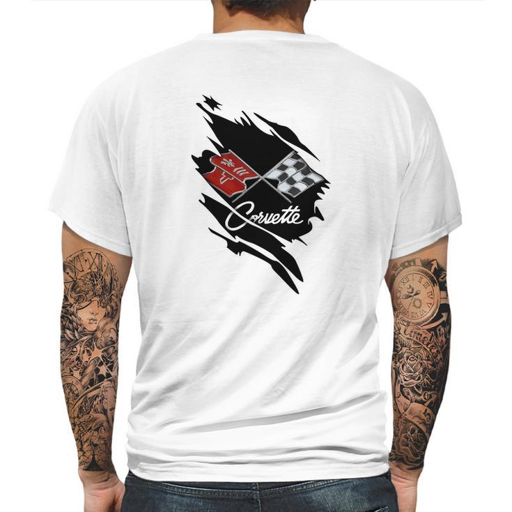 Corvette C3 Ca Mens Back Print T-shirt