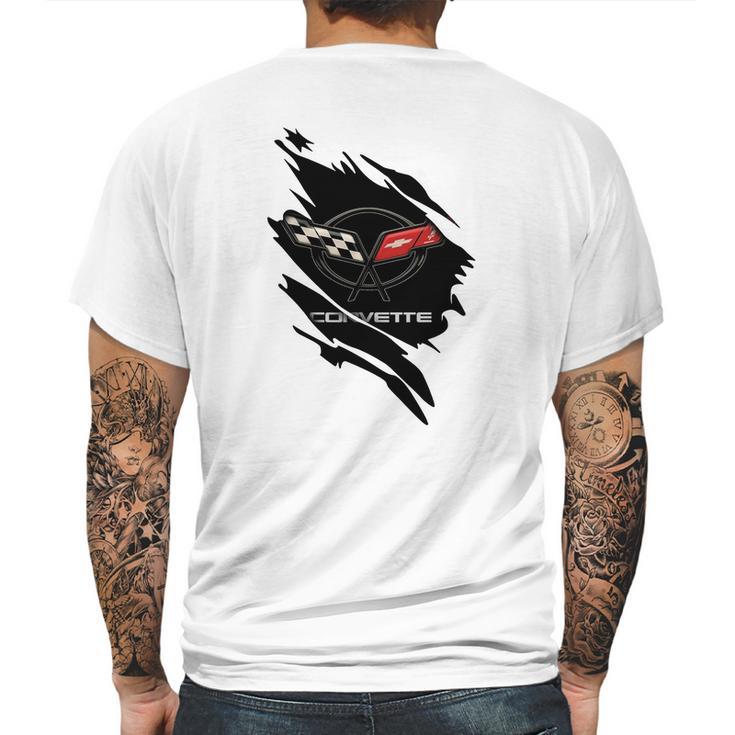 Corvette C5 Ca Mens Back Print T-shirt