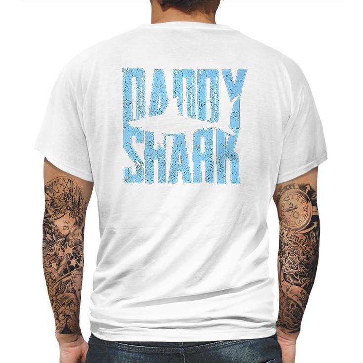 Daddy Shark Gift From Son Mens Back Print T-shirt