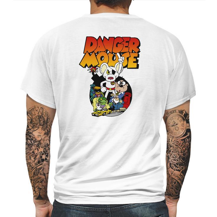 Danger Mouse Mens Back Print T-shirt