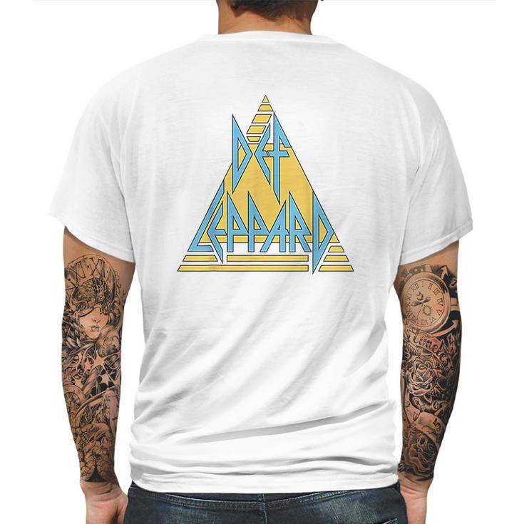 Def Leppard Pastel Mens Back Print T-shirt