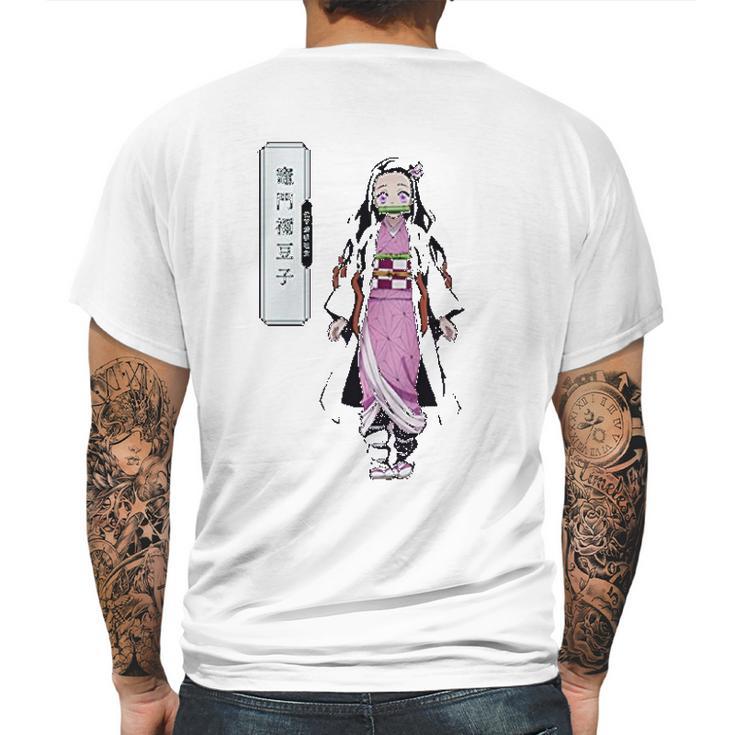 Demon Slayer Nezuko Kimetsu No Yaiba Mens Back Print T-shirt