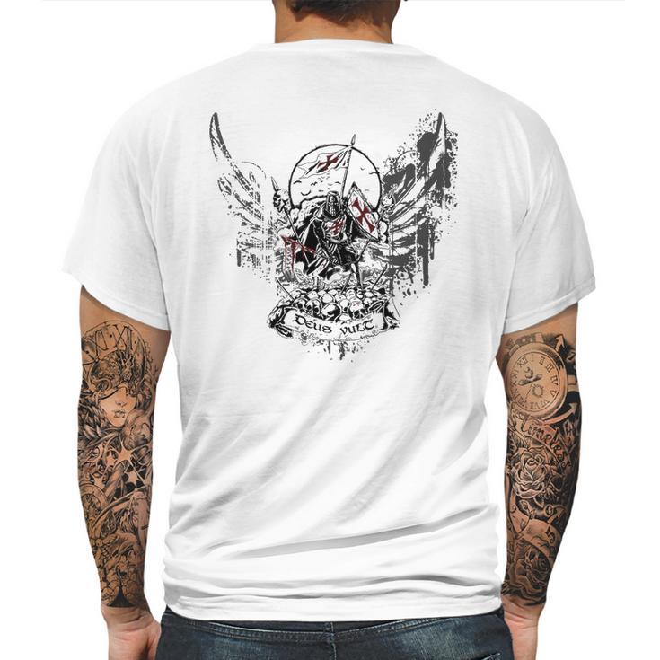 Deus Vult - Templar Mens Back Print T-shirt