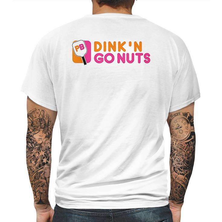 Dink And  Go Nuts Mens Back Print T-shirt