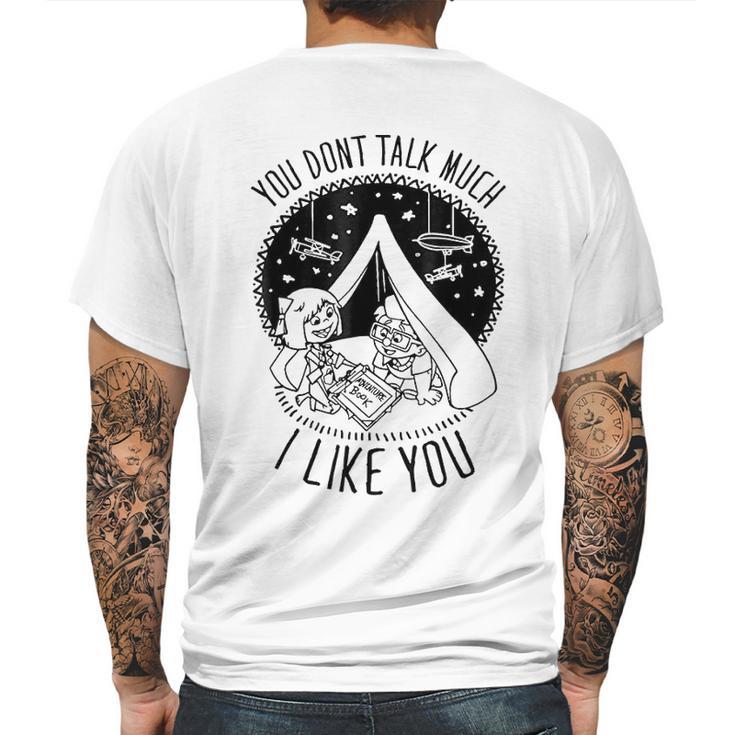 Disney Pixar Up Tee I Like You Carl Ellie Graphic Mens Back Print T-shirt