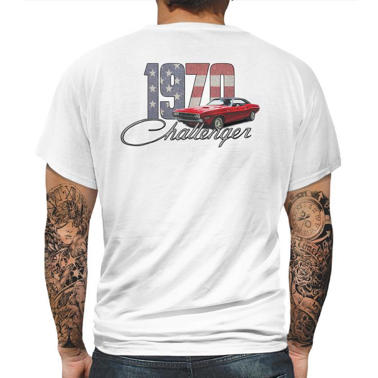 Dodge Challenger 1970 Mens Back Print T-shirt