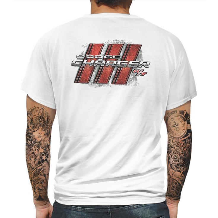 Dodge Charger Simple Design Mens Back Print T-shirt