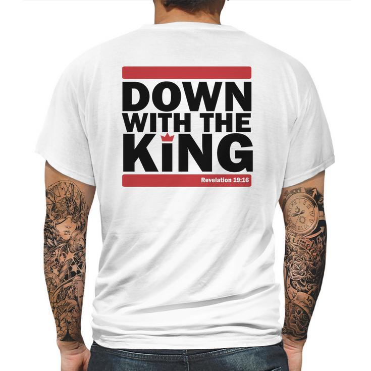 Down With The King Mens Back Print T-shirt