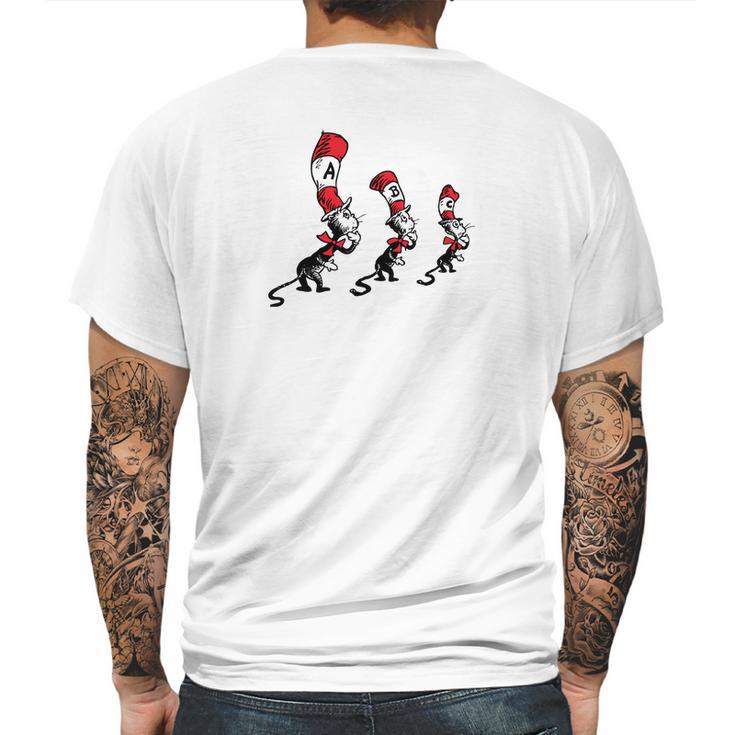 Dr Seuss Little Cats Abc Mens Back Print T-shirt