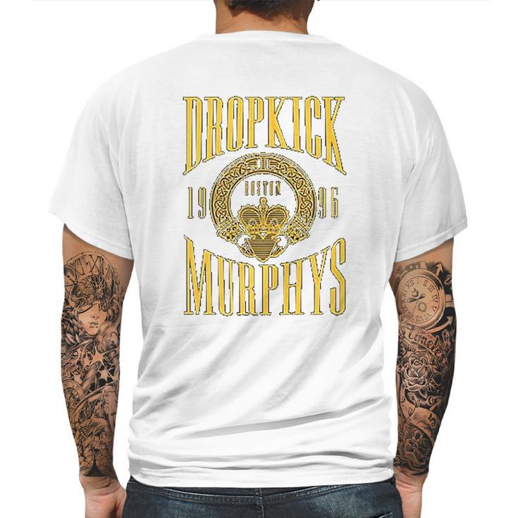 Dropkick Murphys  Claddagh Boston 1996 Band Logo Mens Back Print T-shirt