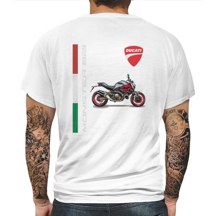 Ducati Monster 821 Mens Back Print T-shirt