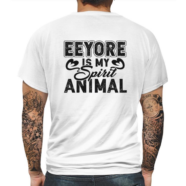 Eeyore Is My Spirit Animal Mens Back Print T-shirt