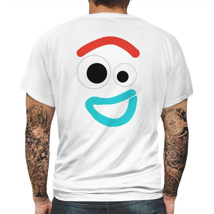 Forky Smiling Costume Mens Back Print T-shirt