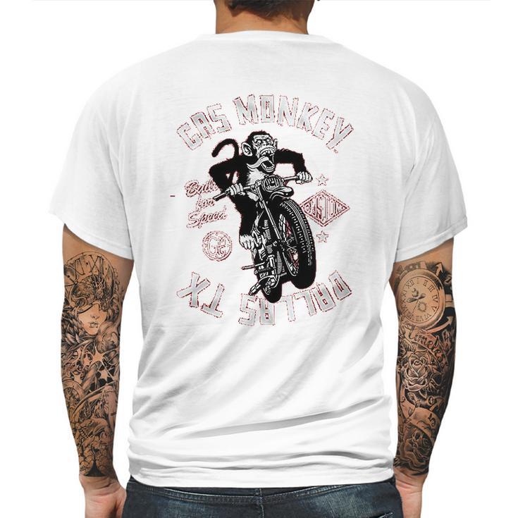 Gas Monkey Moto Mens Back Print T-shirt