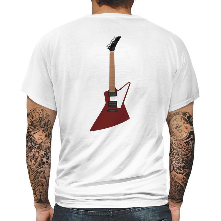 Gibson Explorer Guitar T Shirt Mens Back Print T-shirt