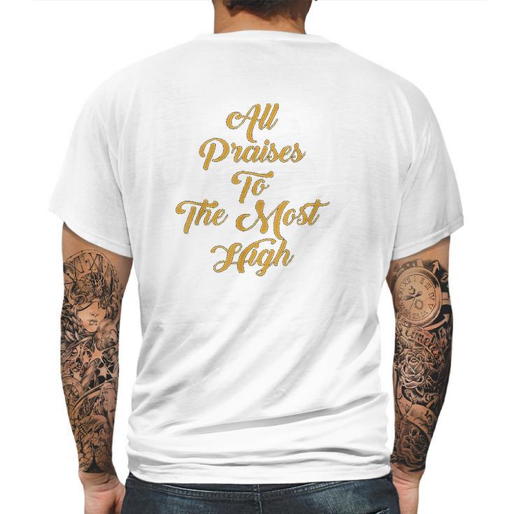 Gold Hebrew Roots Movement Yahweh Yeshua Torah Yhwh Mens Back Print T-shirt