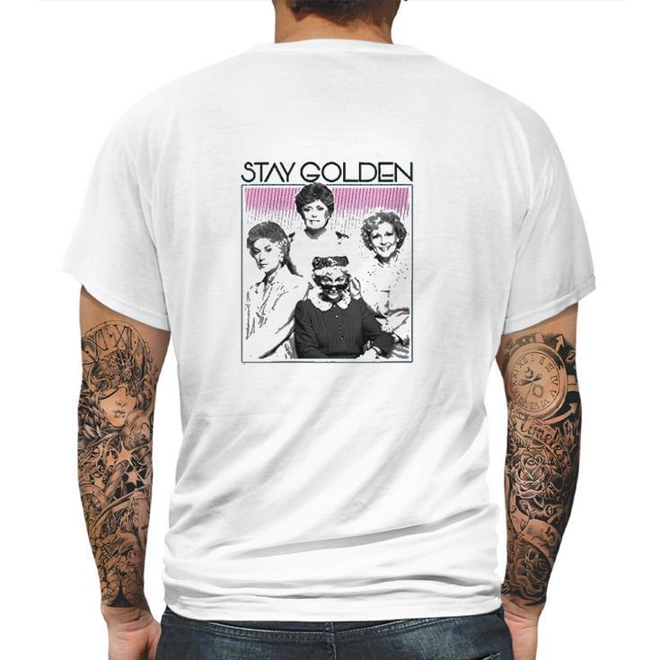 The Golden Girls Stay Golden Mens Back Print T-shirt