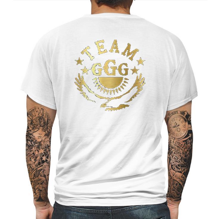 Golovkin Team Ggg Boxing Mens Back Print T-shirt