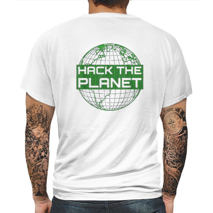 Hack The Planet Software Developer Mens Back Print T-shirt