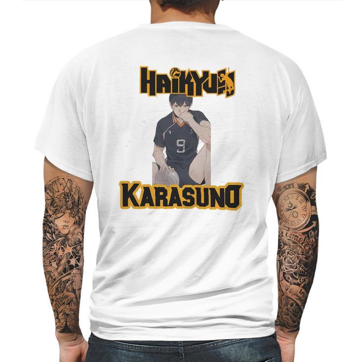 Haikyuu Gift Karasuno Mens Back Print T-shirt