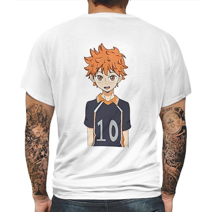 Haikyuu Lovely Gift Mens Back Print T-shirt