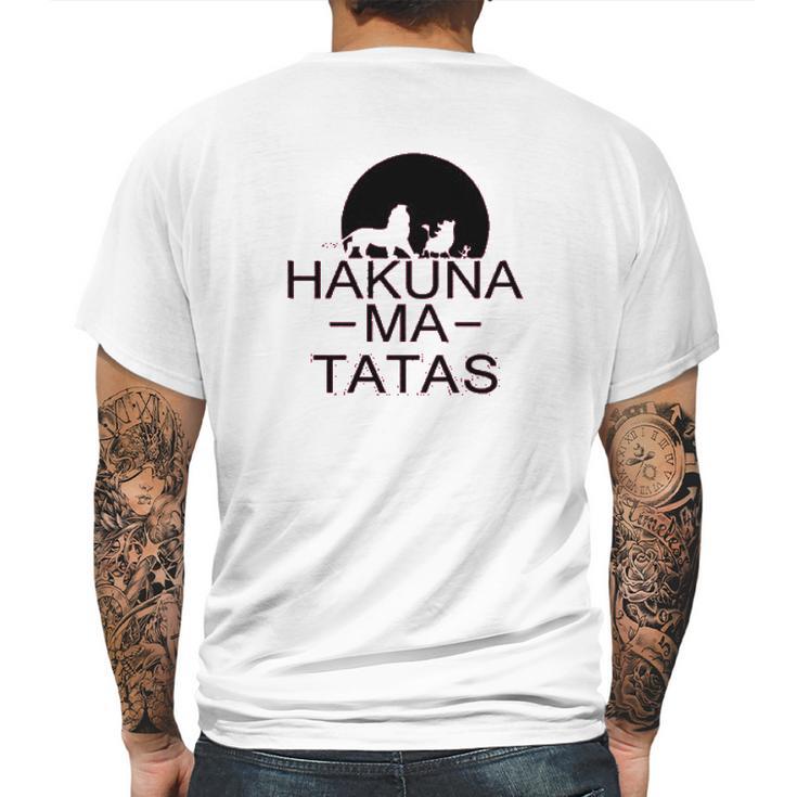 Hakuna Ma Tatas Funny Mens Back Print T-shirt