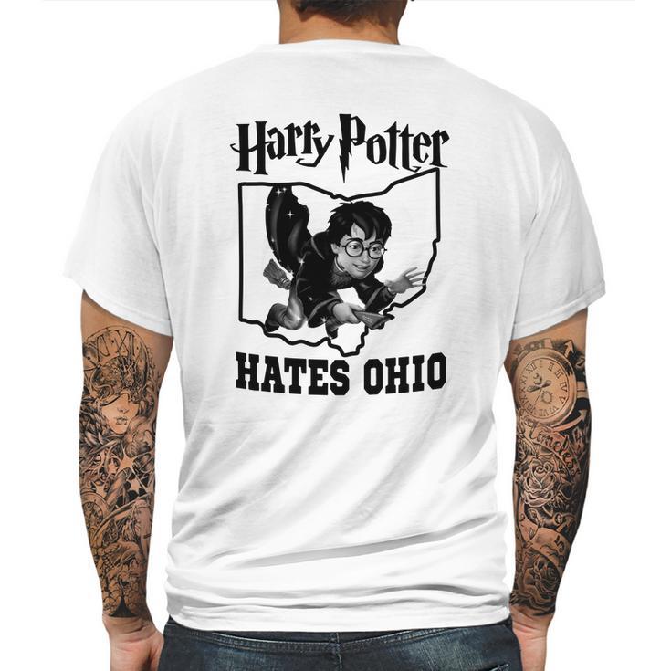 Harry Hates Ohio Shirt Mens Back Print T-shirt