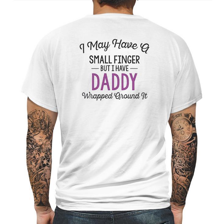 Heart Co Designs Baby Girl Clothes Daddy Wrapped Around Mens Back Print T-shirt