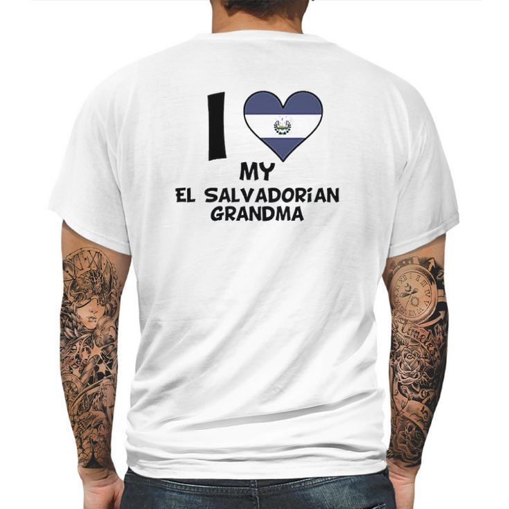 Heart My El Salvadorian Mens Back Print T-shirt