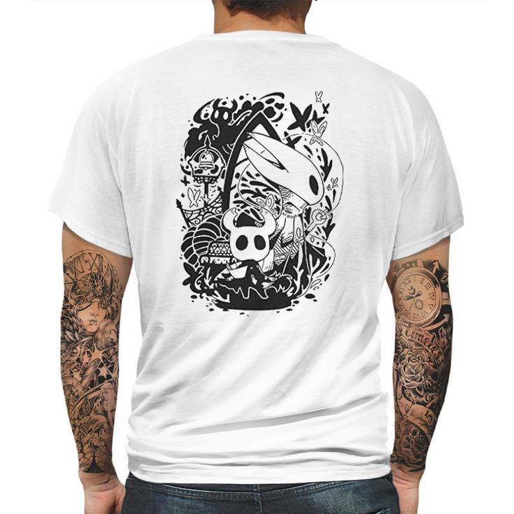 Hollow Knight Graphic White Mens Back Print T-shirt