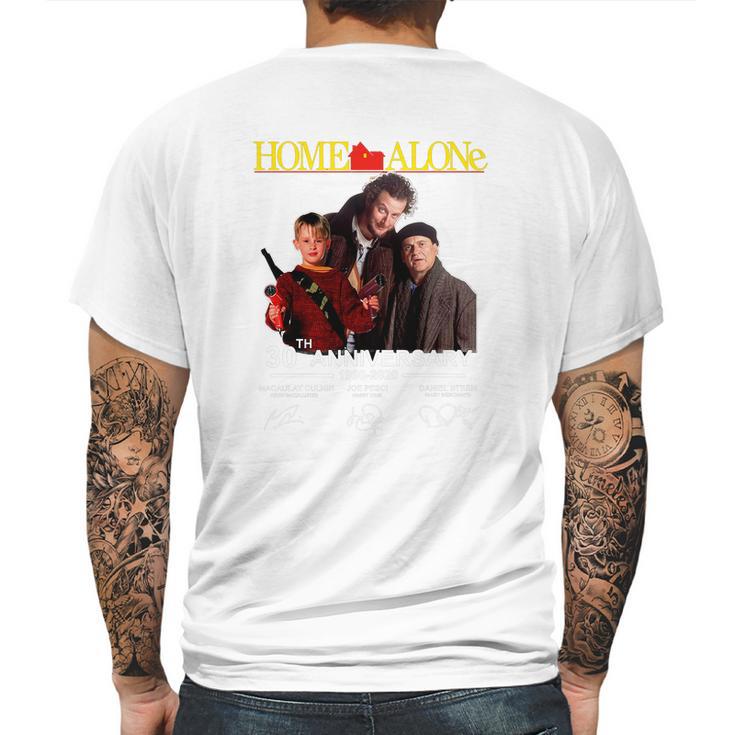 Home Alone 30Th Anniversary 1990-2020 Signature Shirt Mens Back Print T-shirt