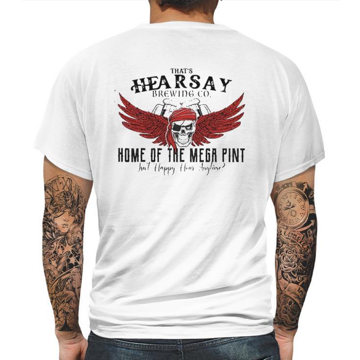 Home Of The Mega Pint New 2022 Gift Mens Back Print T-shirt