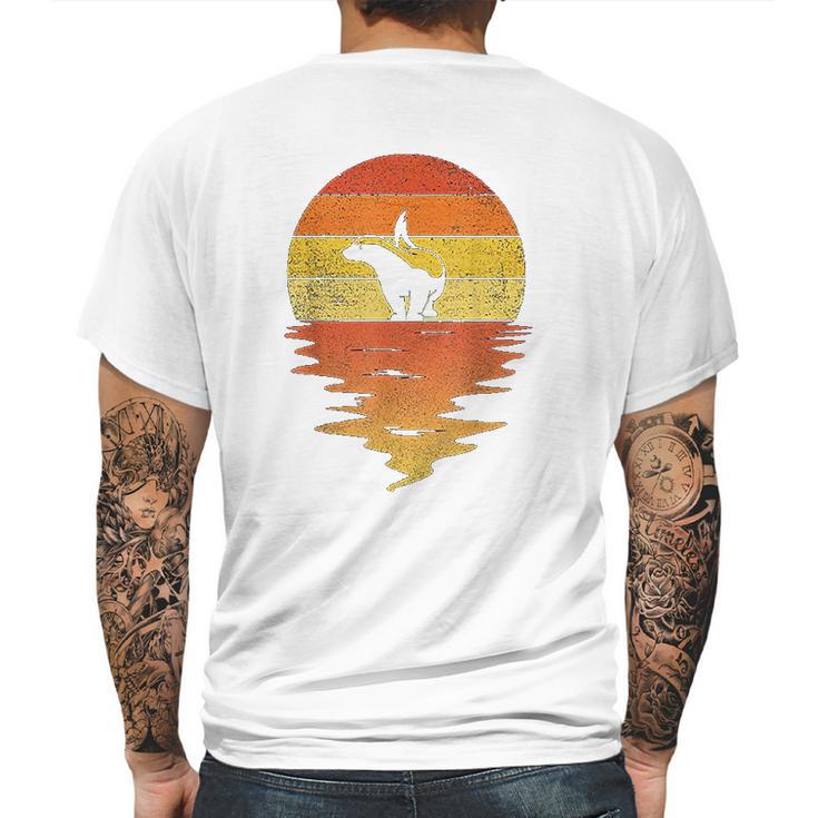 Honey Badger 70S Retro Sunset Vintage Honey Badger Mens Back Print T-shirt