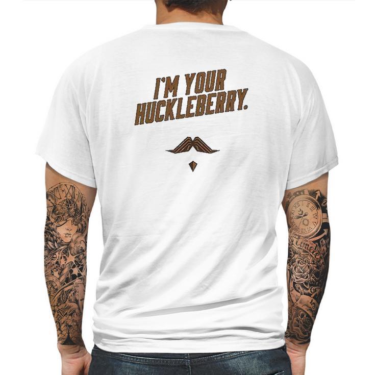 Im Your Huckleberry Western Quote Funny Vintage Gray 6Xl Graphic Mens Back Print T-shirt