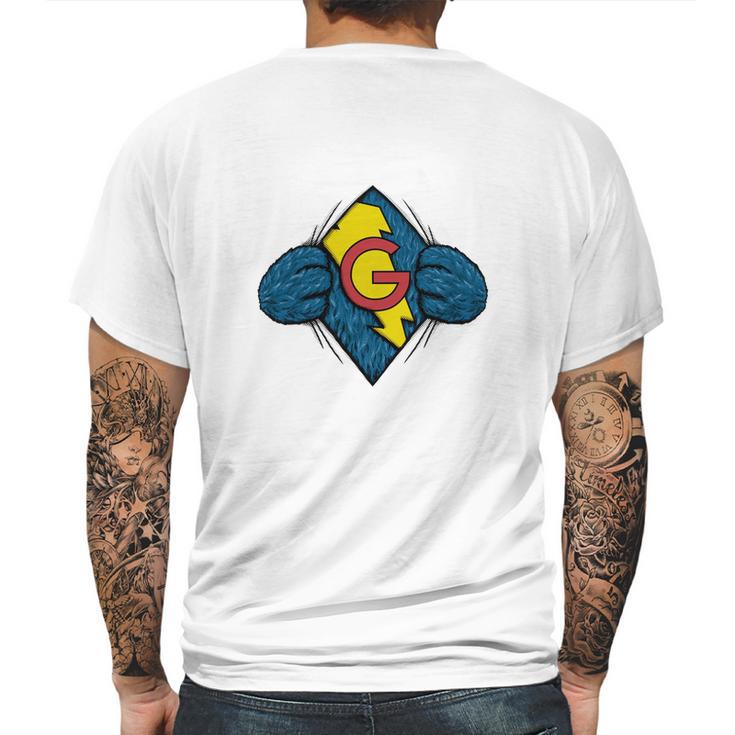 IÂ´M Super Grover T-Shirt Mens Back Print T-shirt