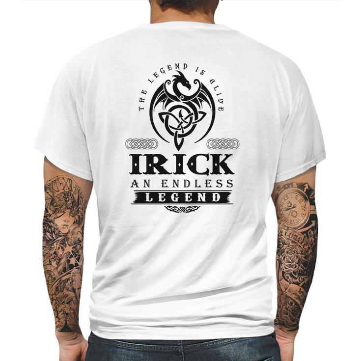 Irick Mens Back Print T-shirt