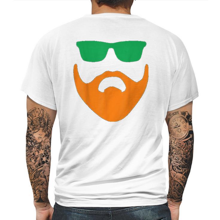 Irish Beard Ireland St Pattys Ginger Redhead Celtic Gaelic Mens Back Print T-shirt