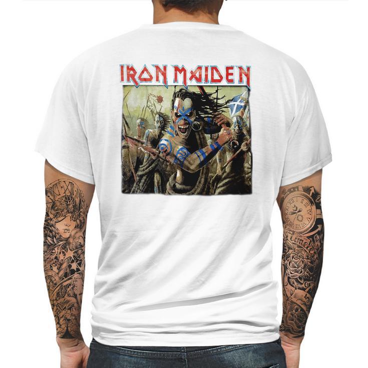 Iron Maiden Clansman T-Shirt By Hanes Brand Shirt For Adult Mens Back Print T-shirt