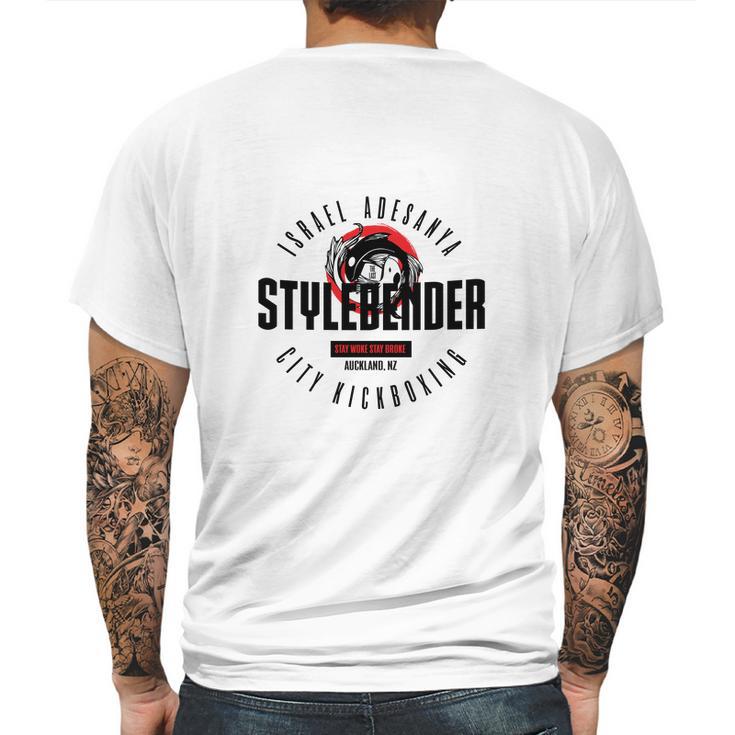 Israel Adesanya Stylebender City Kickboxing Mens Back Print T-shirt