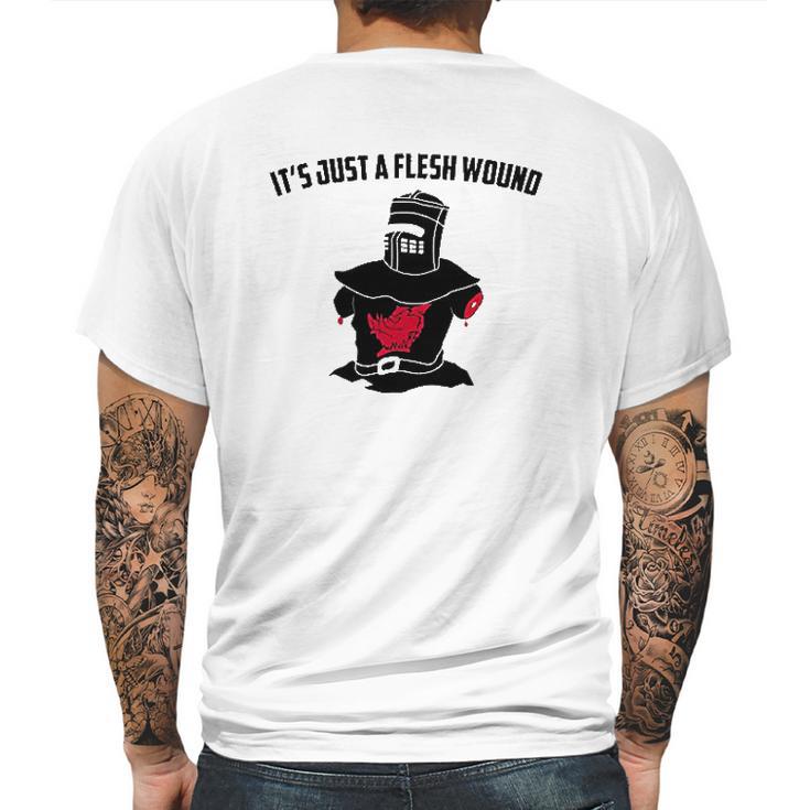 Its Just A Flesh Wound Mens Back Print T-shirt