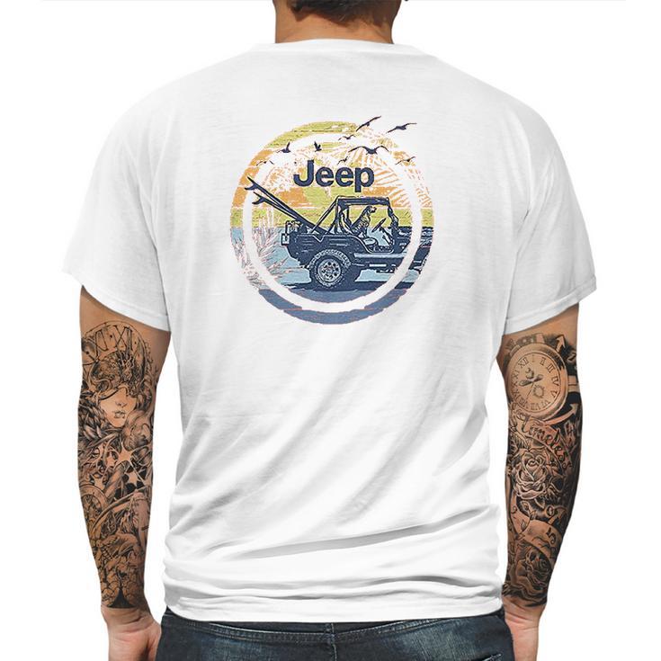 Jeep Sun Circle Mens Back Print T-shirt