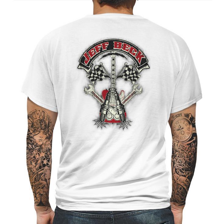 Jeff Beck Guitar Mens Back Print T-shirt