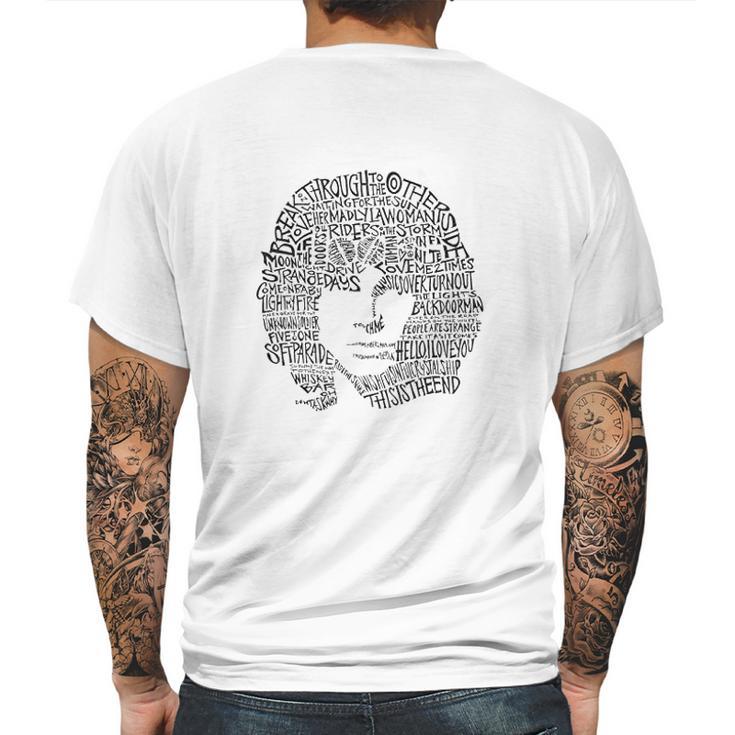 Jim Morrison Sh Mens Back Print T-shirt