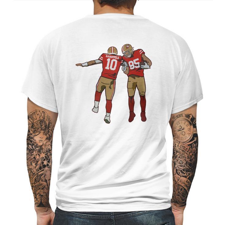 Jimmy Garoppolo X George Kittle San Francisco 49Ers T-Shirt Mens Back Print T-shirt