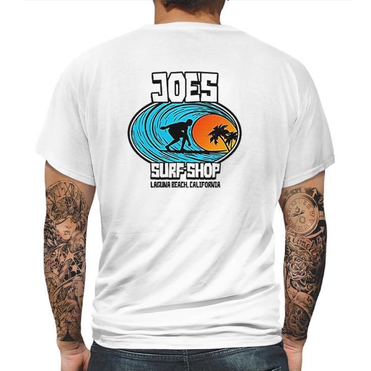 Joes Surf Shop Graphic Art Mens Back Print T-shirt