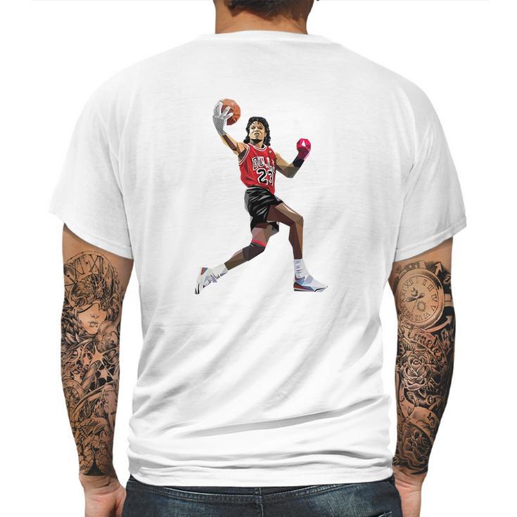 Jordan Like Mike Jackson Tyson Mens Back Print T-shirt