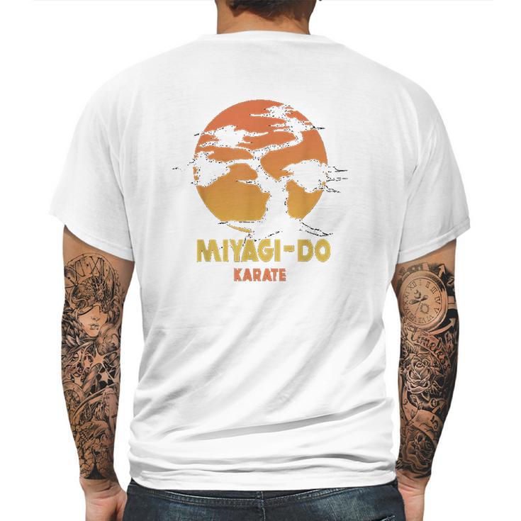 Karate Kid Miyagi Do Banzai Tree Sunset Logo Mens Back Print T-shirt