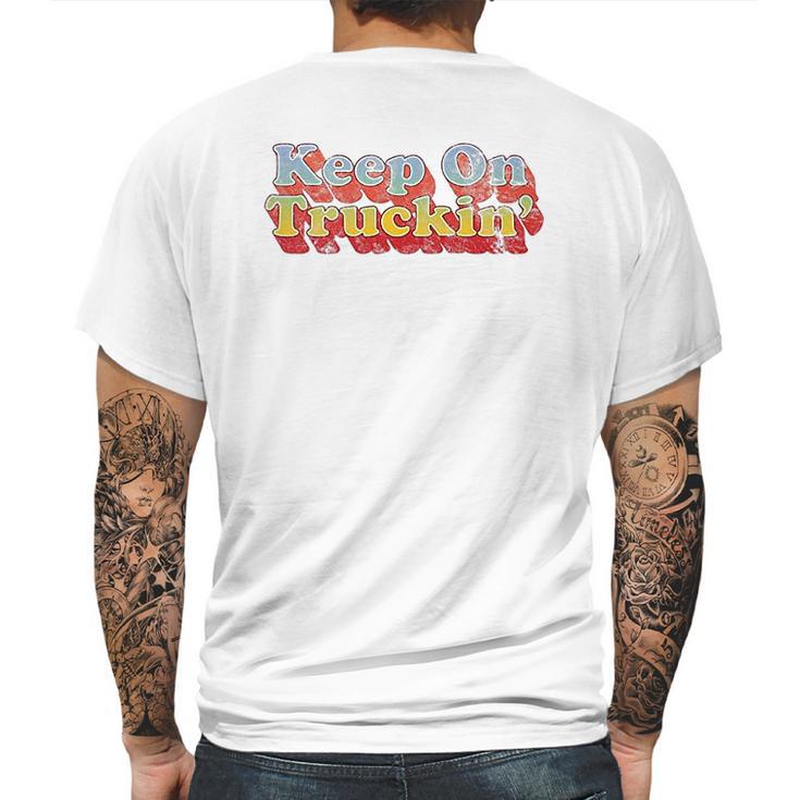 Keep On Truckin Mens Back Print T-shirt