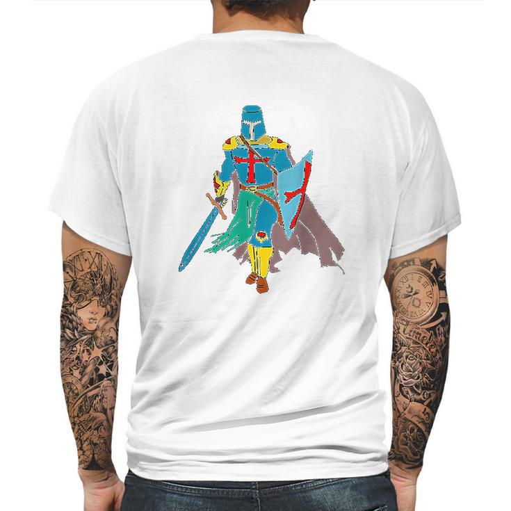 Knight Crusader Crusades Templar Gift Graphic Mens Back Print T-shirt