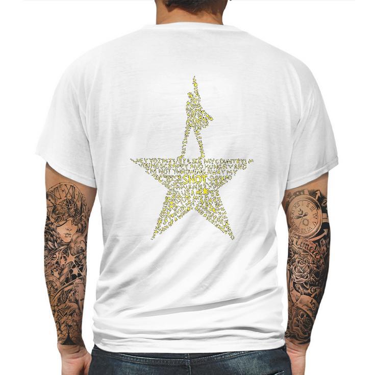 The Lewis Hamilton Band Hamilton An American Musical Mens Back Print T-shirt